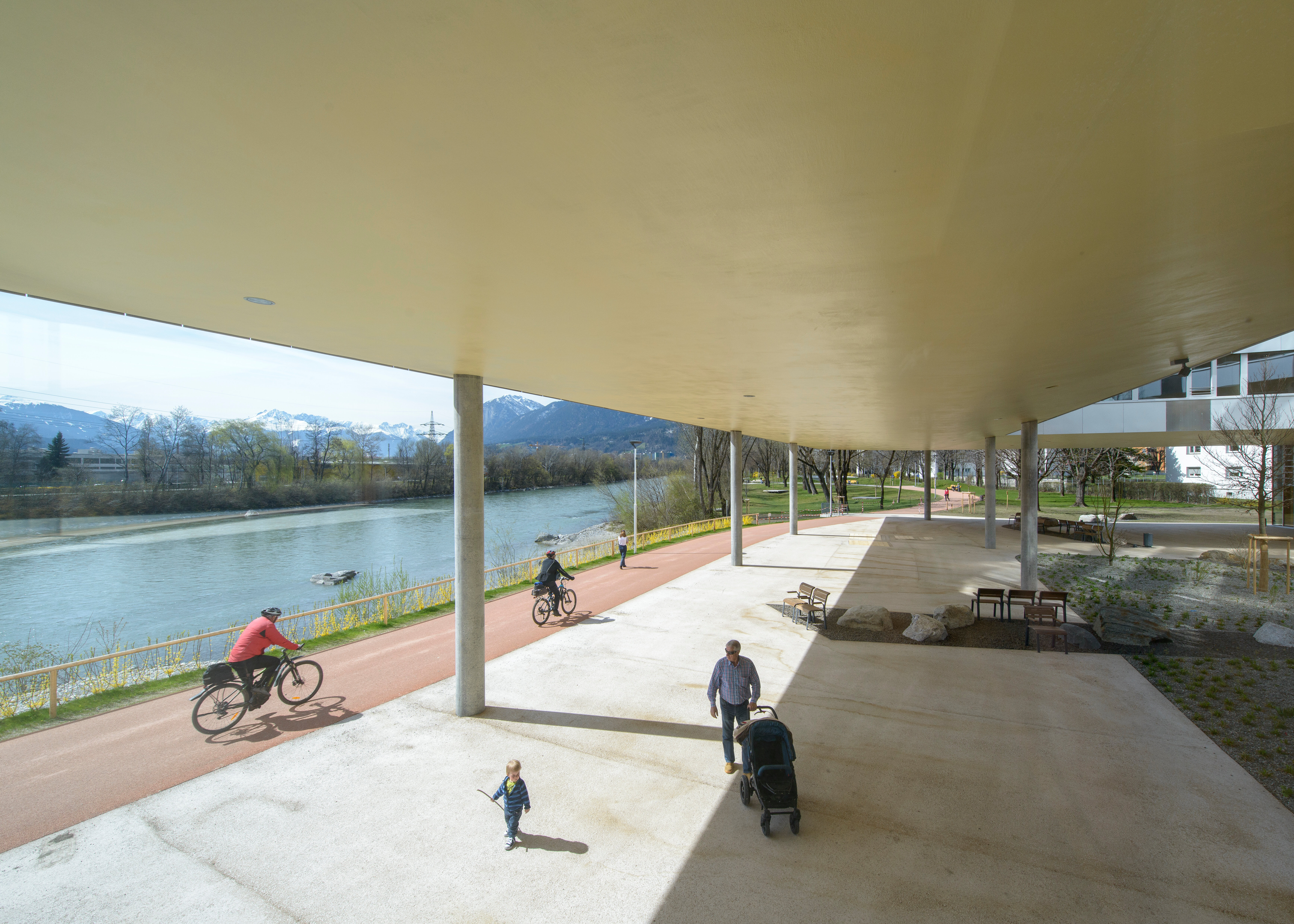 Ansicht Wohnheim Olympisches Dorf / Innsbruck / Tirol