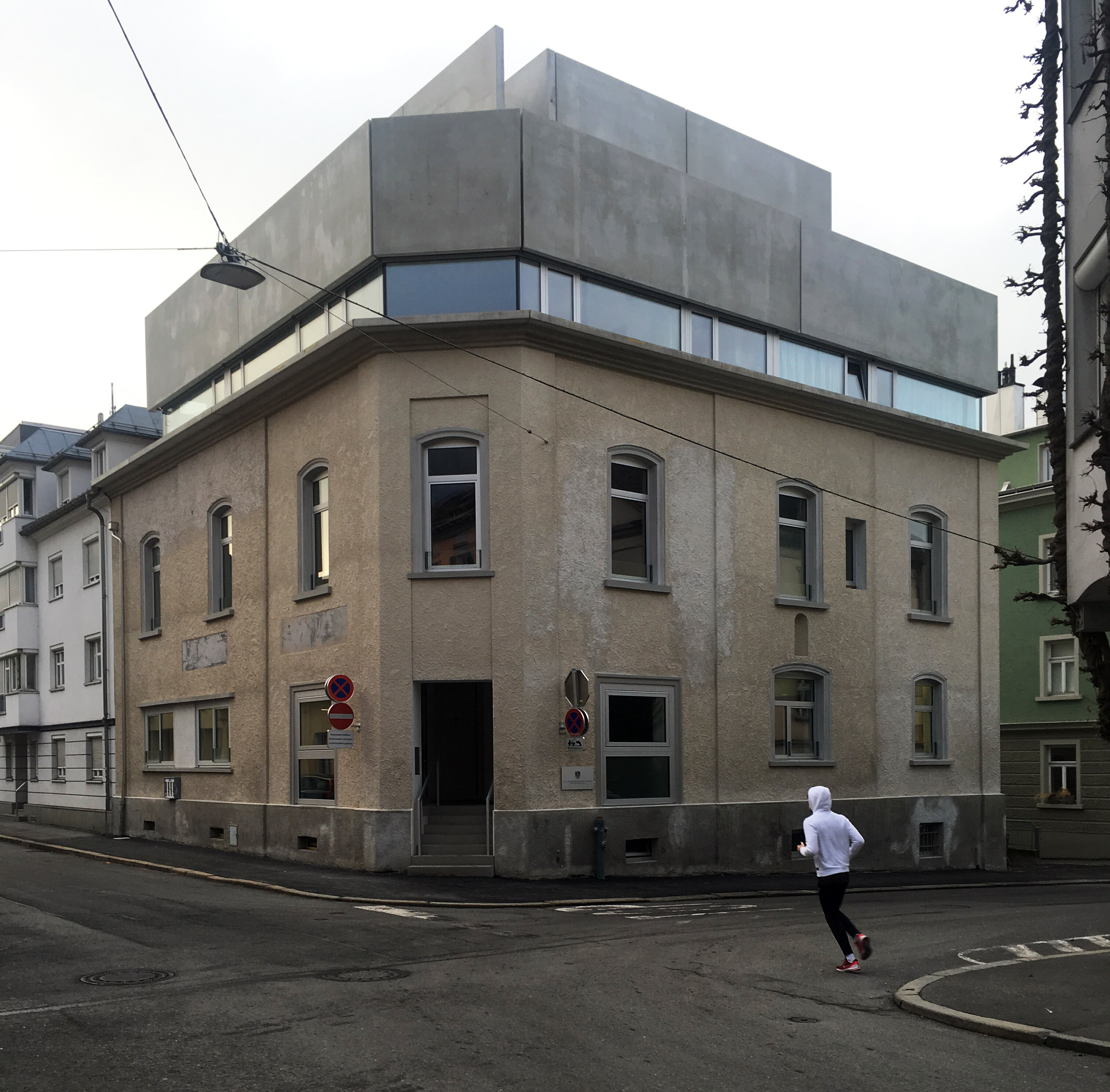 Ansicht Stadthaus Bergmannstrasse / Bregenz