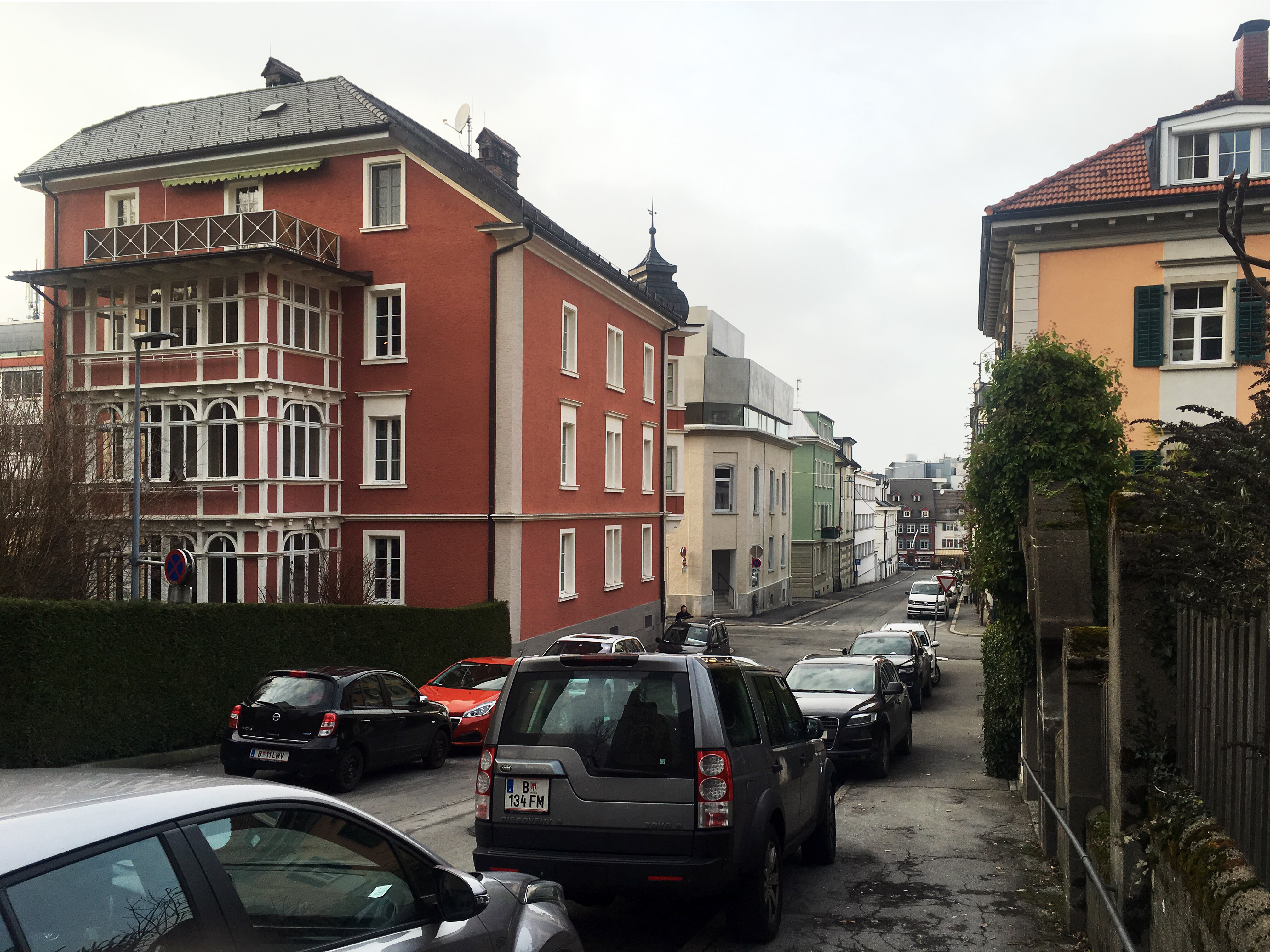 Ansicht Stadthaus Bergmannstrasse / Bregenz