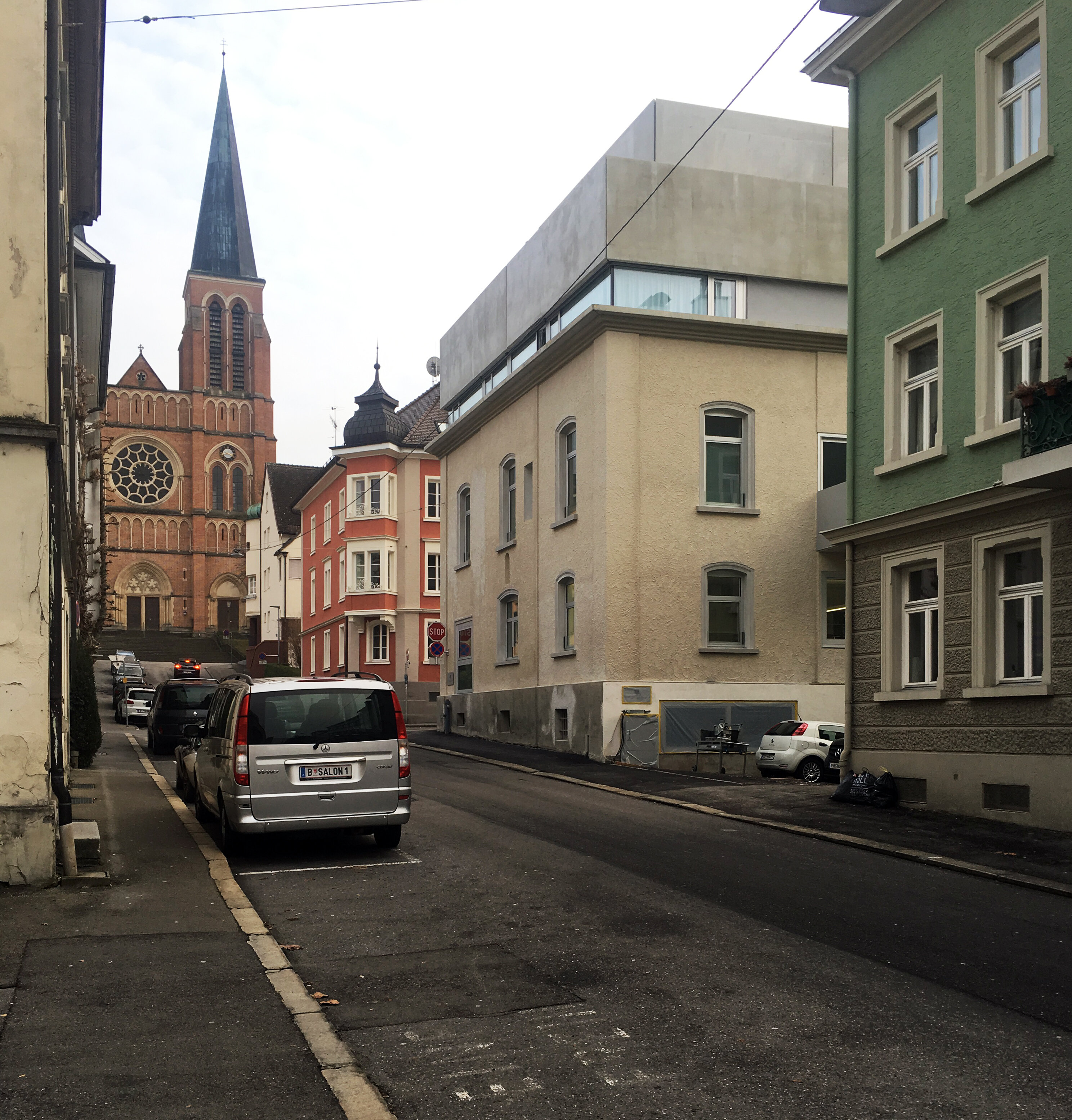 Ansicht Stadthaus Bergmannstrasse / Bregenz