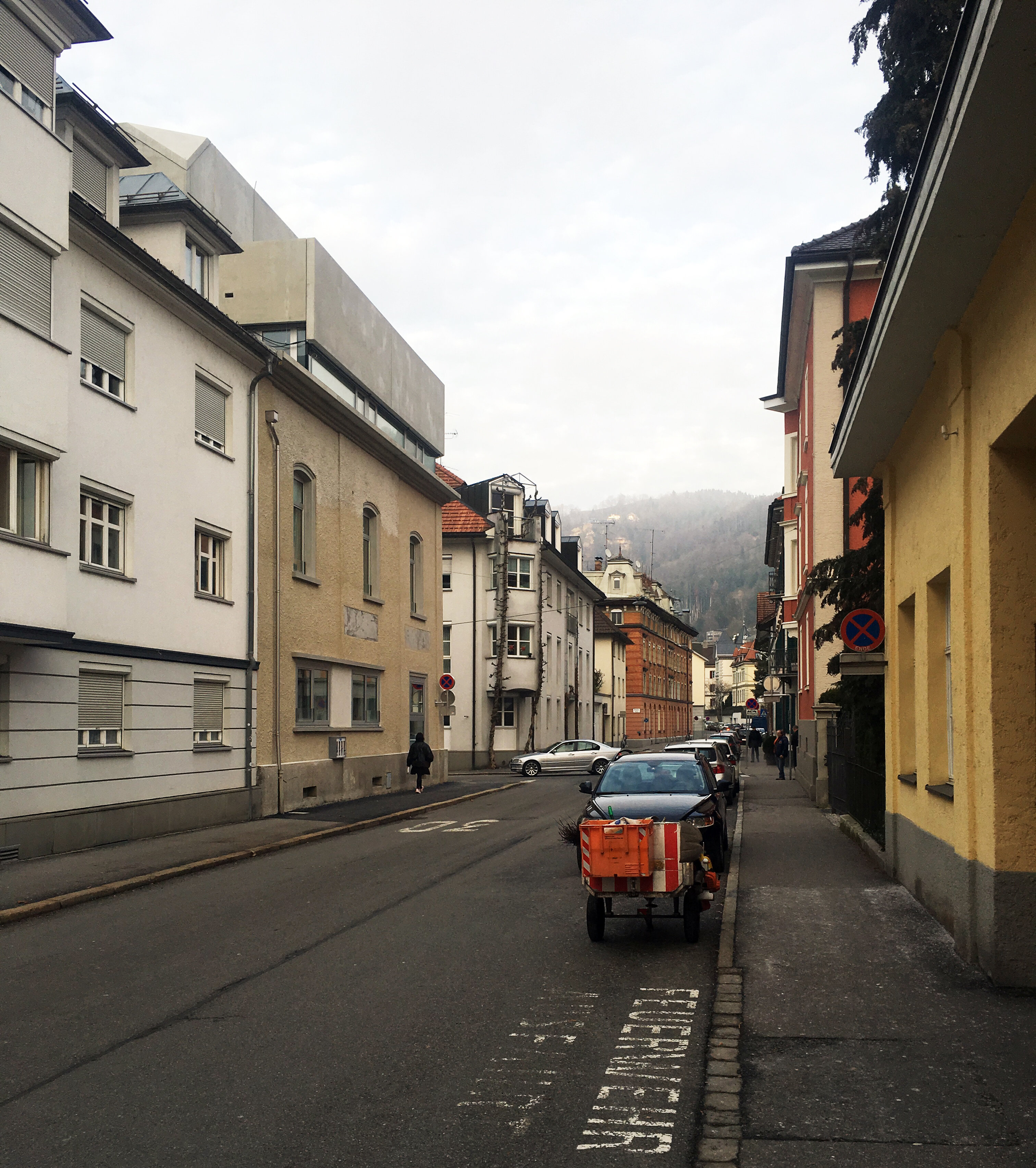 Ansicht Stadthaus Bergmannstrasse / Bregenz
