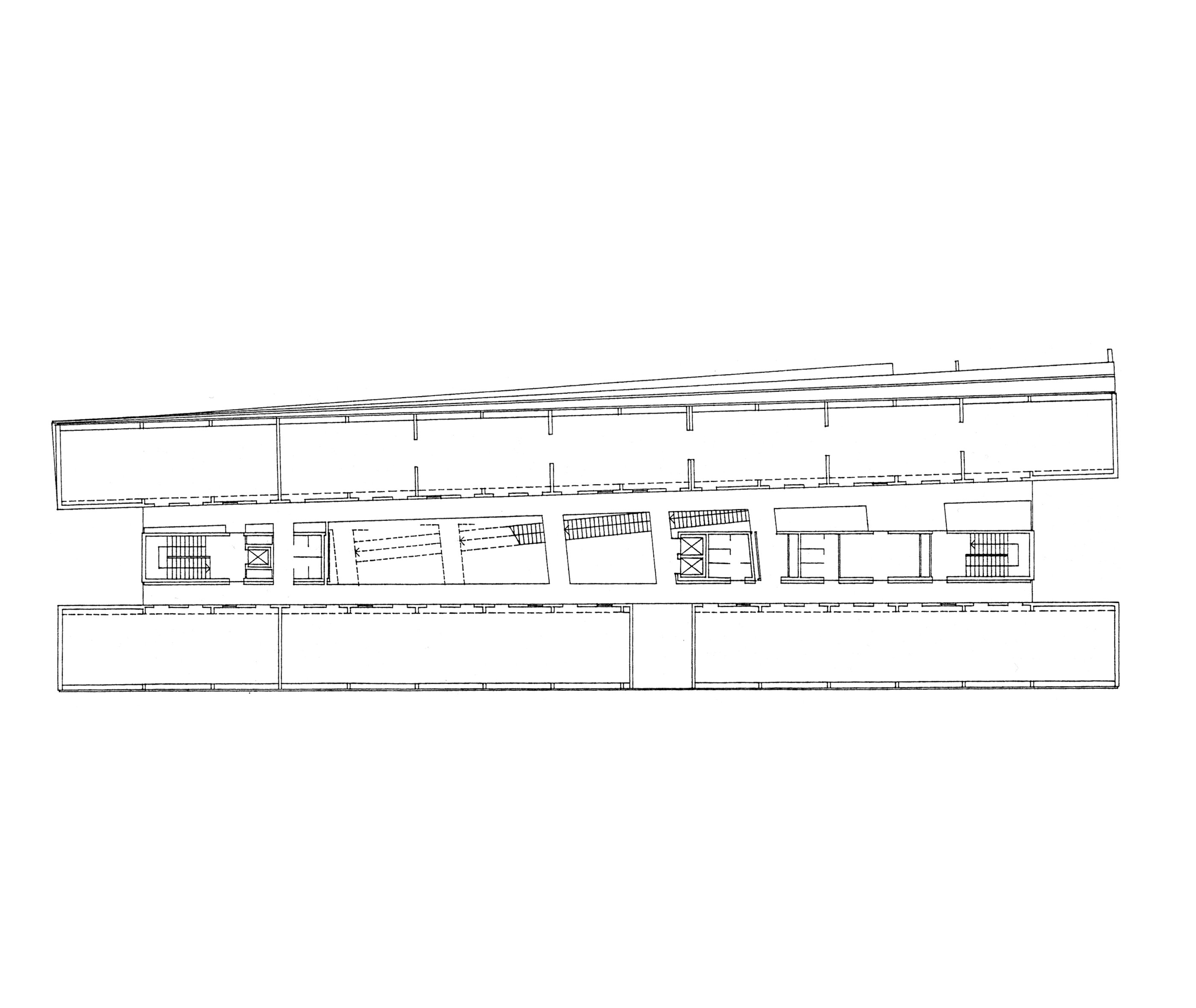 Grundriss Zentrales Bauamtsgebäude Graz / Steiermark