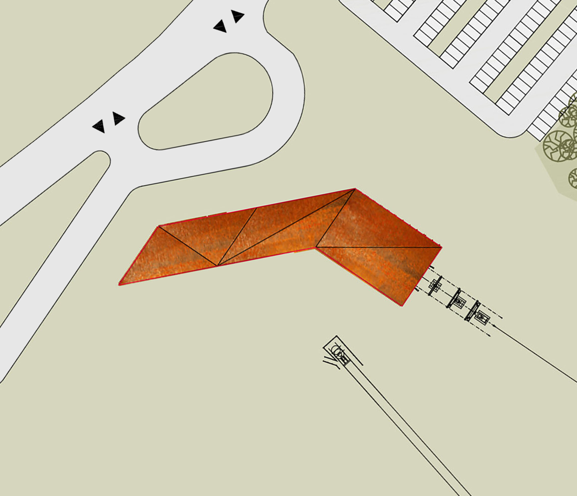 Lageplan Patscherkofelbahn / Innsbruck / Tirol