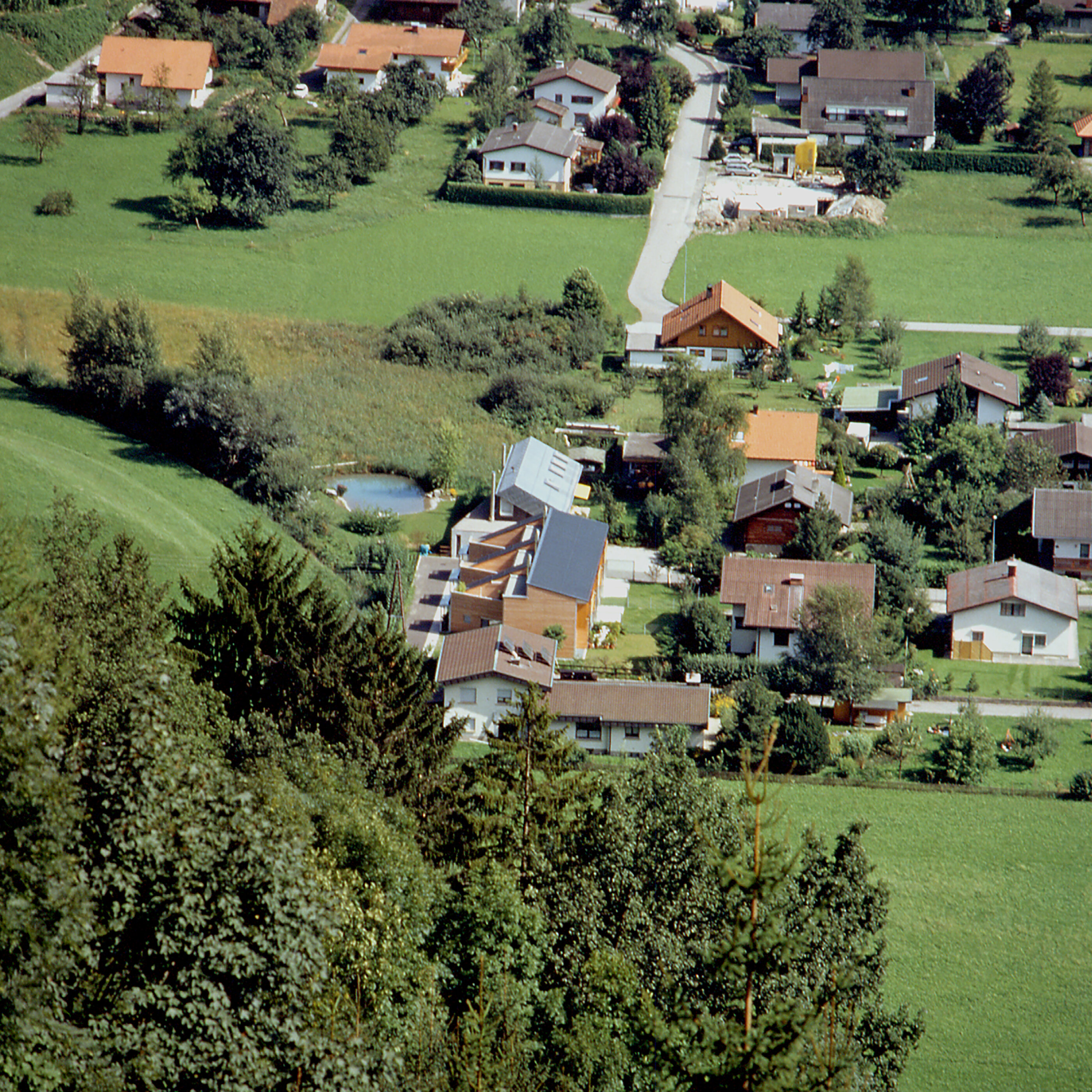 Ansicht Reihenäuser Weiherweg