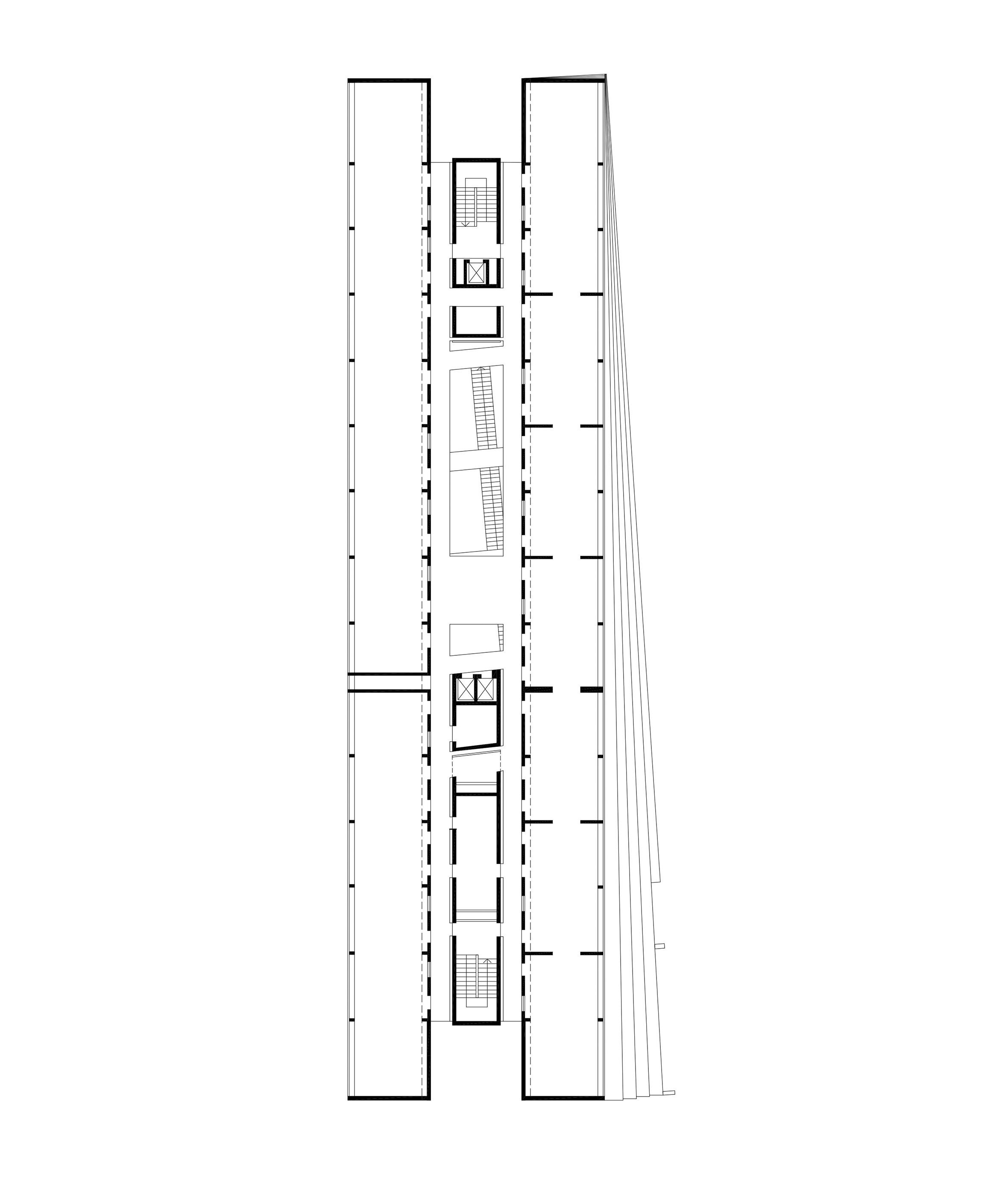 Grundriss Zentrales Bauamtsgebäude Graz / Steiermark