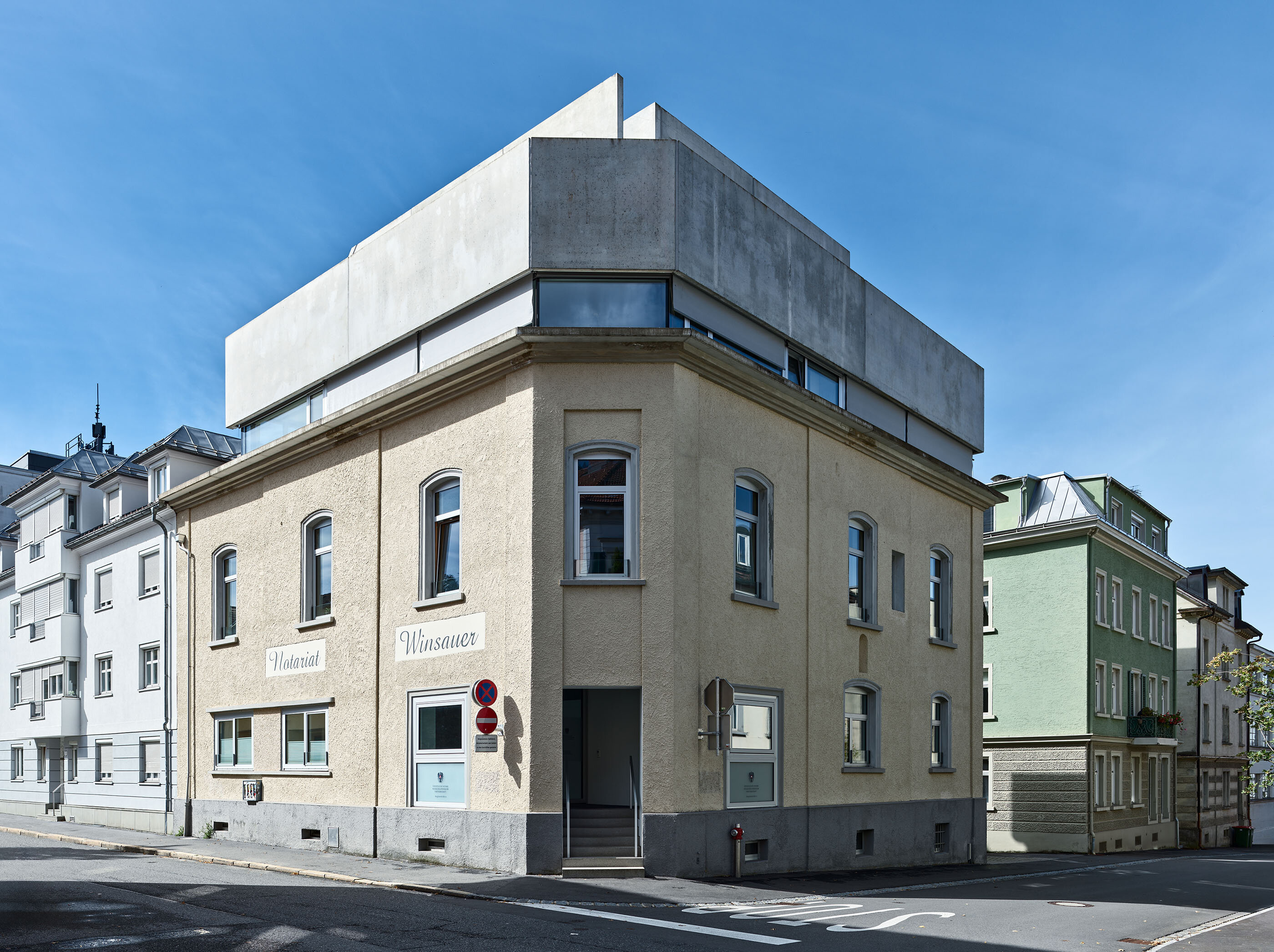 Ansicht Stadthaus Bergmannstrasse / Bregenz
