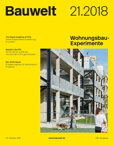 Cover Bauwelt 21.2018
