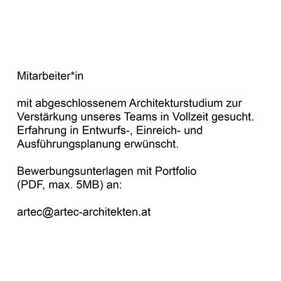 Mitarbeiter*in gesucht cover image
