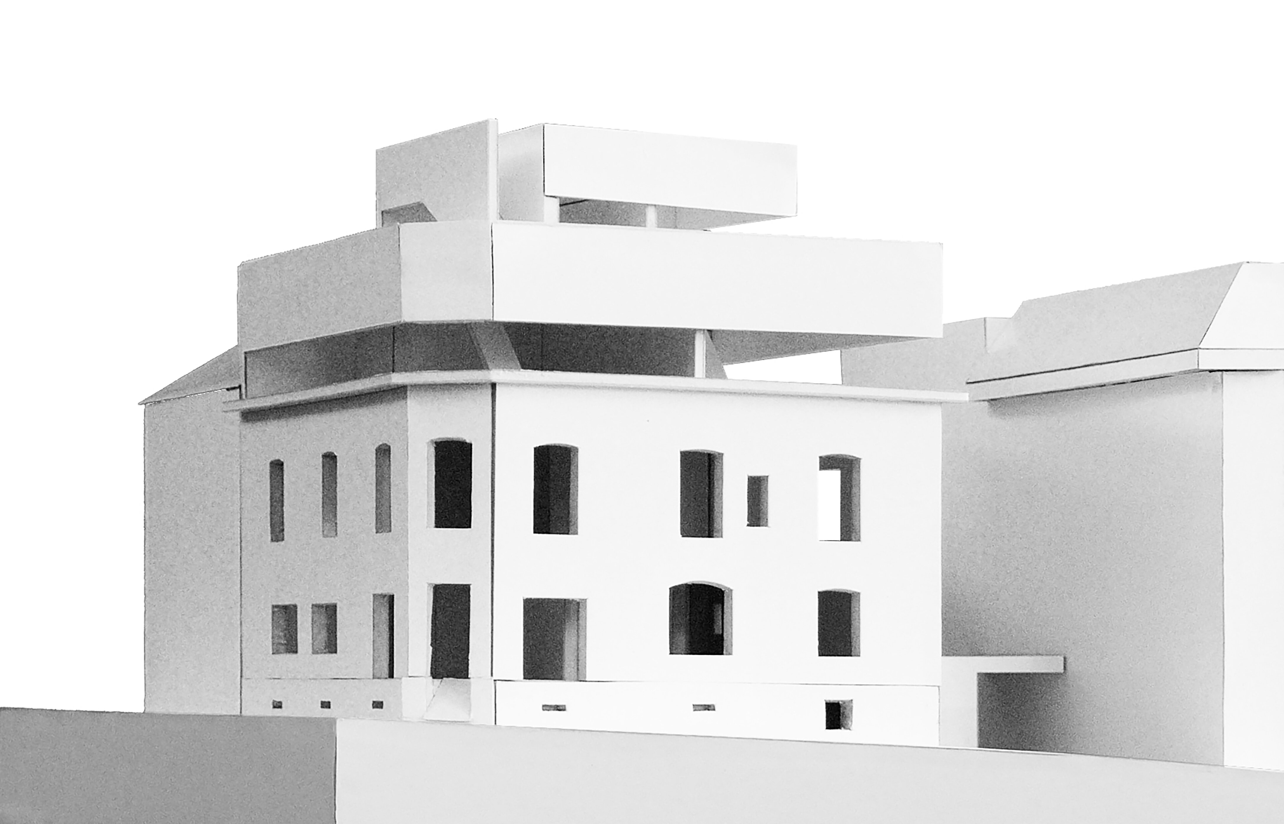 Modell Stadthaus Bergmannstrasse / Bregenz